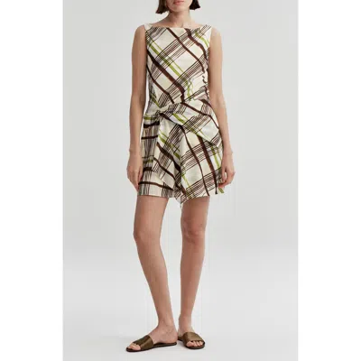 A.l.c . Dea Sleeveless Minidress In Brown