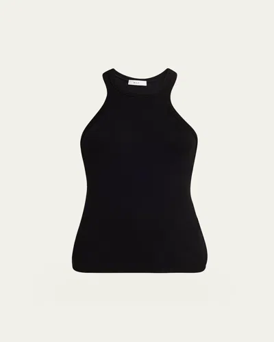 A.l.c Dean Racer Tank Top In Black