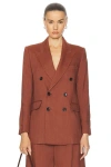 A.l.c . Declan Double Breasted Jacket In Sequoia