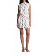 A.l.c Delia Dress In Mint Multi In White