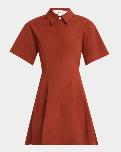 A.l.c Dell Short-sleeve Mini Dress