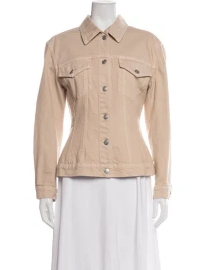 Pre-owned A.l.c Denim Jacket In Neutrals