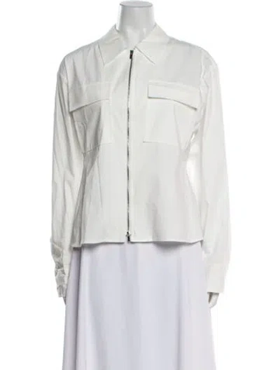 Pre-owned A.l.c Denim Jacket In White