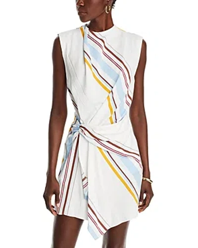 A.l.c Dion Side Twist Dress In White