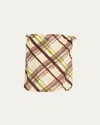 A.l.c Dylan Plaid Shoulder-tie Top In Multi