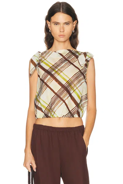 A.l.c Dylan Top In Butter & Ganache