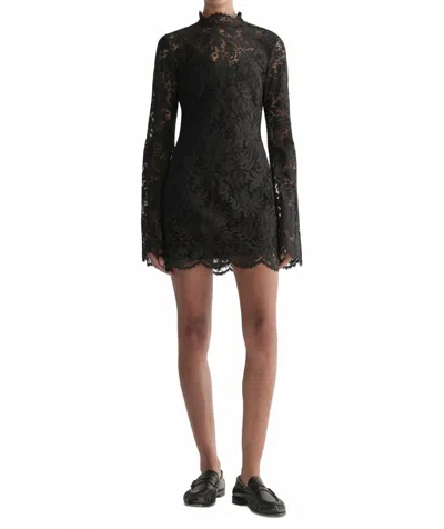 A.l.c Eden Lace Mini Dress In Black