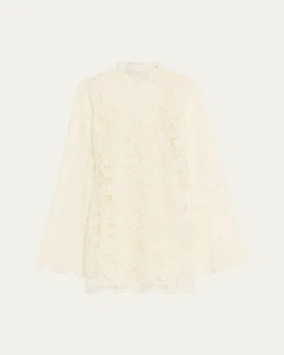 A.l.c Eden Lace Mini Dress In Neutral
