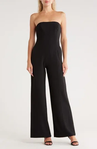 A.l.c . Eden Wide Leg Jumpsuit In Black