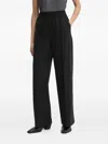 A.l.c Elastic-waist Trousers In Black