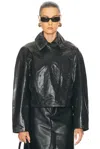 A.l.c Eli Leather Jacket In Black