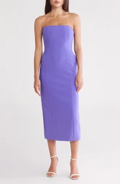 A.l.c . Elizabeth Strapless Midi Dress