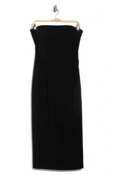 A.l.c . Elizabeth Strapless Midi Dress In Black