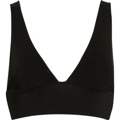 A.l.c . Ella Knit Bra Top In Black