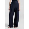 A.l.c . Elliot Hollywood Waist Stretch Cotton Pants In Blue