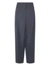 A.l.c Elliot Pleated Pocket Trousers In Blue