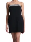 A.l.c Elsie Strapless Embellished Mini Dress In Black In Black
