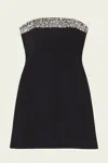 A.l.c Elsie Strapless Embellished Mini Dress In White