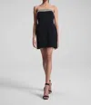 A.l.c Elsie Strapless Embellished Mini Dress In Black In Multi