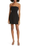 A.l.c . Elsie Strapless Minidress In Black