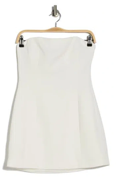 A.l.c . Elsie Strapless Minidress In White