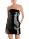 A.l.c Elsie Womens Sequin Fringe Cocktail And Party Dress In Black