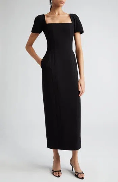 A.l.c . Elvie Short Sleeve Sheath Dress In Black
