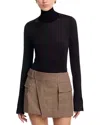 A.l.c Elyse Wool Turtleneck Sweater In Black