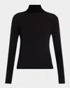 A.l.c Elyse Turtleneck Top In Black