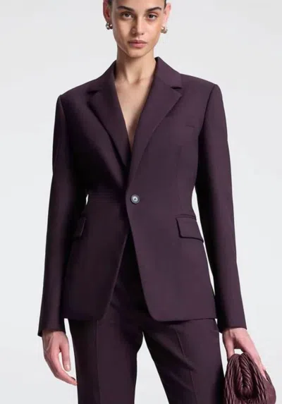 A.l.c Elza Jacket In Deep Plum In Purple