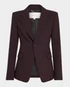A.l.c Elza Single-breasted Jacket In Purple