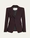 A.l.c Elza Single-breasted Jacket In Purple