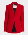 A.l.c Elza Single-breasted Jacket In Really Red