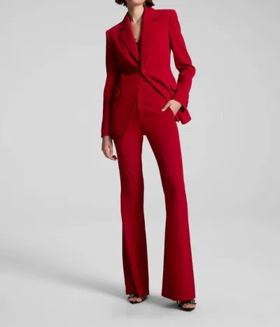 A.l.c Elza Tailored Jacket In Really Red In Multi