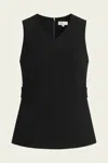 A.l.c Emma Sleeveless Structured Top In Black