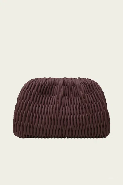 A.l.c Enzo Clutch Bag In Deep Plum