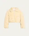 A.l.c Esme Faux Fur Jacket In Cream