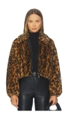 A.l.c A. L.c. Esme Faux Fur Animal Print Jacket In Multi
