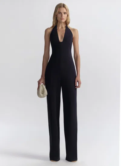 A.l.c Eva Halter Jumpsuit In Black