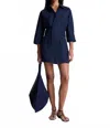 A.l.c Evan Mini Dress In Deep Navy In Blue