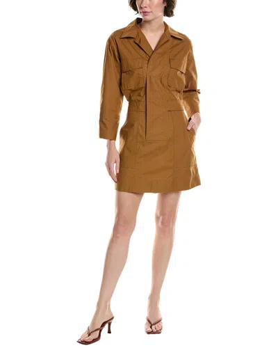 A.l.c . Evan Mini Dress In Brown
