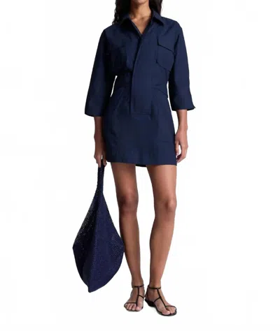 A.l.c Evan Mini Dress In Deep Navy