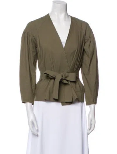 Pre-owned A.l.c Evening Jacket In Green