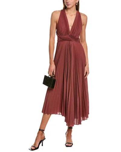 A.l.c . Everly Midi Dress In Brown