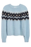 A.l.c Ezra Sweater In Light Blue Multi In Light Blue Multi