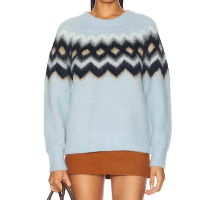 A.l.c Ezra Sweater In Light Blue Multi