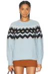 A.l.c Ezra Sweater In Light Blue Multi In Light Blue Multi
