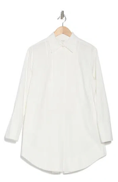A.l.c . Fallen Stretch Cotton Shirtdress In White