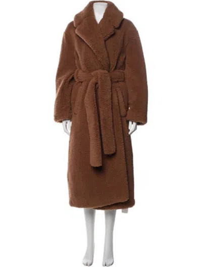 Pre-owned A.l.c Faux Fur Coat In Brown