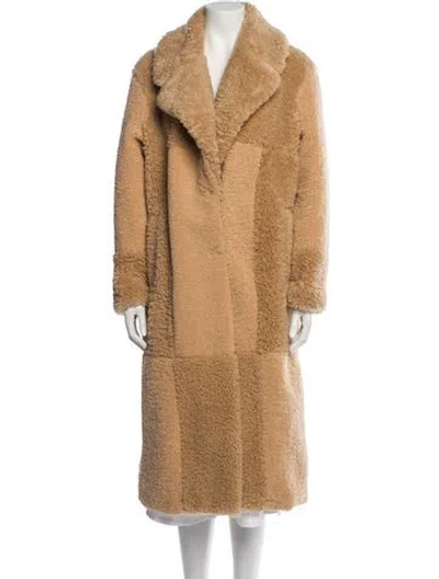 Pre-owned A.l.c Faux Fur Coat In Neutral